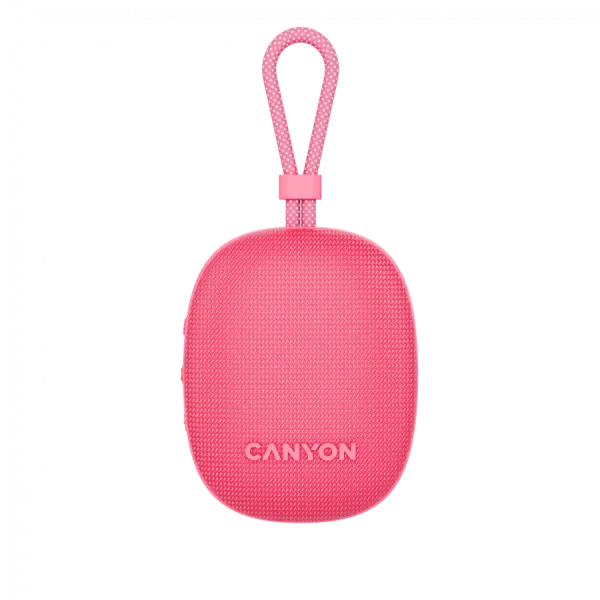 CANYON Głośnik Bluetooth OnMove 12 IPX7 TWS 5W Różowy