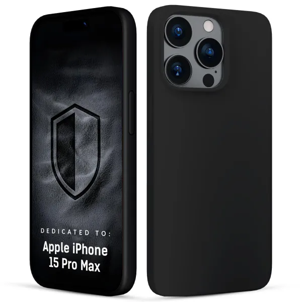 Apple iPhone 15 Pro Max - 3mk Hardy Mellow MagCase Black