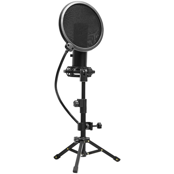 LORGAR Mikrofon Gamingowy Voicer 721, USB, Czarny