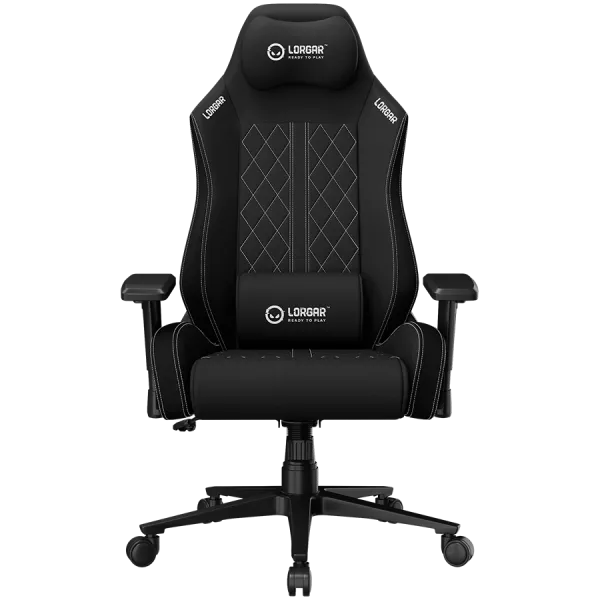 LORGAR Fotel Gamingowy Advanced CHA41, Czarno Biały