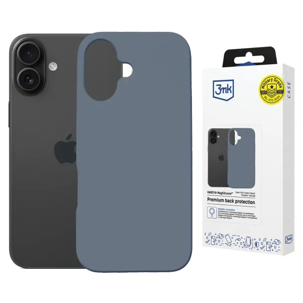 Apple iPhone 16 - 3mk Hardy MagSilicone Ultramarine