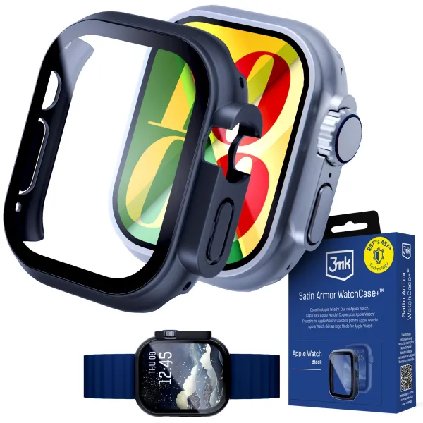 3mk Satin Armor WatchCase+ Black 49mm