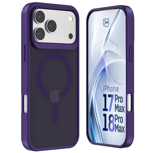 Apple iPhone 17 Pro Max/ 18 Pro Max - 3mk Hardy Hazy MagCase Purple