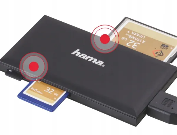 Hama CZYTNIK KART PAMIĘCI USB 3.0 SD/mSD/CF/MS