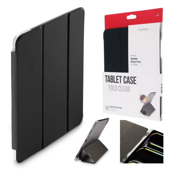 HAMA ETUI FUTERAŁ FOLD CLEAR Z MIEJSCEM NA RYSIK iPad PRO 11" 2025 2024