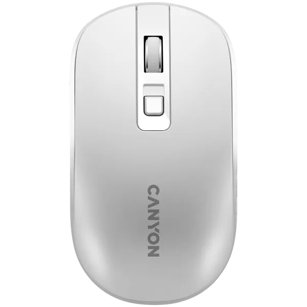 CANYON Mysz bezprzewodowa MW-18 Akumulator Perłowa Biała