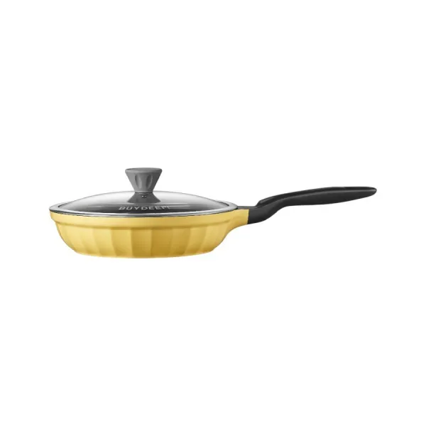 BUYDEEM Patelnia alum. nieprzywierająca 25 cm CP151 Mellow Yellow