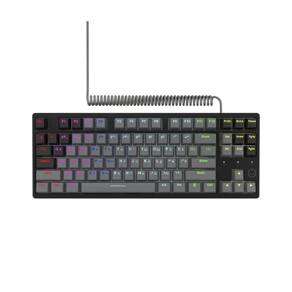 LORGAR Azar 514TKL, Wired RGB mechanical gaming keyboard, black, EN+UA layout