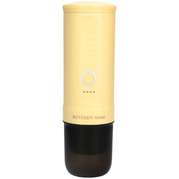 BUYDEEM Przenośny ekspres do kawy, model OTEM-01, kolor Mellow Yellow