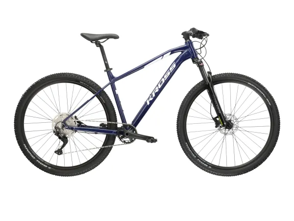Rower górski MTB XC KROSS Level 4.0 Pw Gl rozmiar M Granatowy