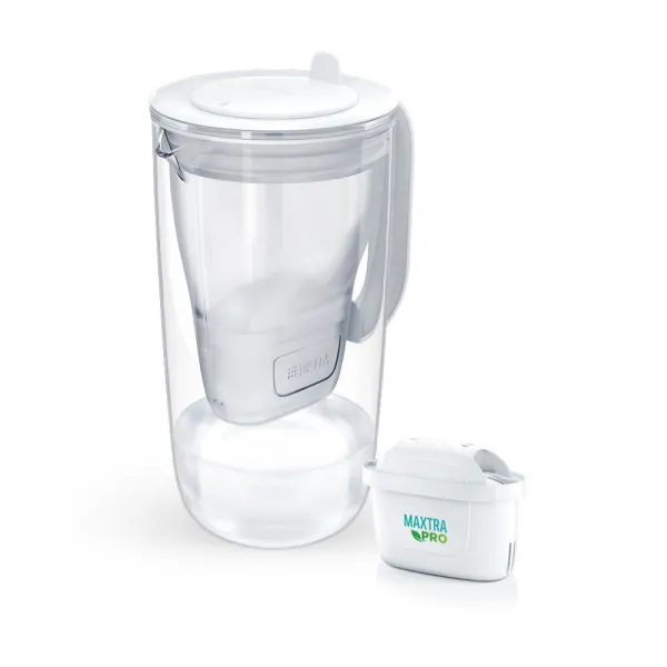 Dzbanek filtrujący Brita Glass 1MaxtraProPP szary