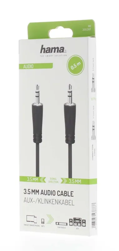 Hama KABEL JACK 3,5MM - JACK 3,5MM 0,5M