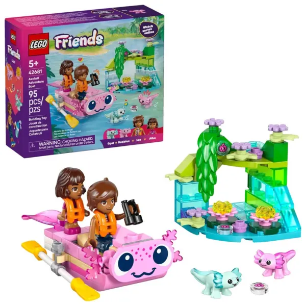 Klocki LEGO Friends 42681 - Przygoda na aksolotlowej łodzi