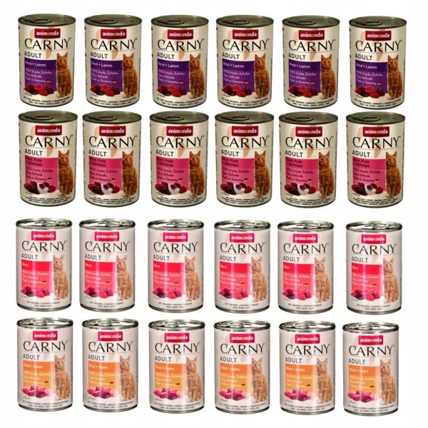 ANIMONDA Carny Adult mix smaków 24x400g