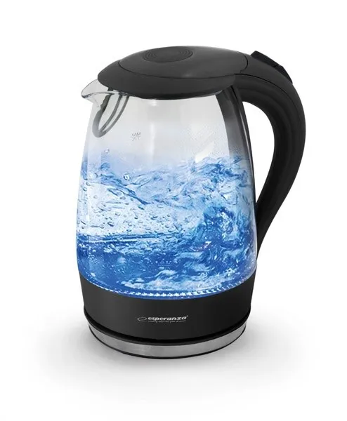 ESPERANZA CZAJNIK SZKLANY SALTO ANGEL 1,7L BLACK