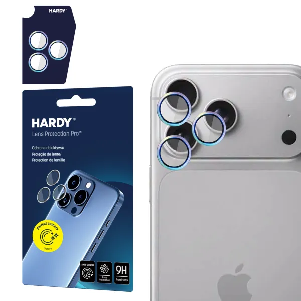 Apple iPhone 18 Pro /18 Pro Max- HARDY Lens Protection Pro Rainbow