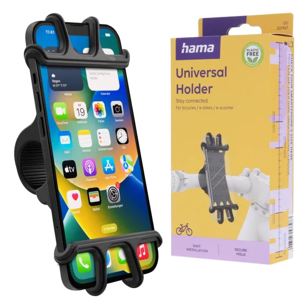HAMA ELASTYCZNY SILIKONOWY UCHWYT ROWEROWY NA TELEFON