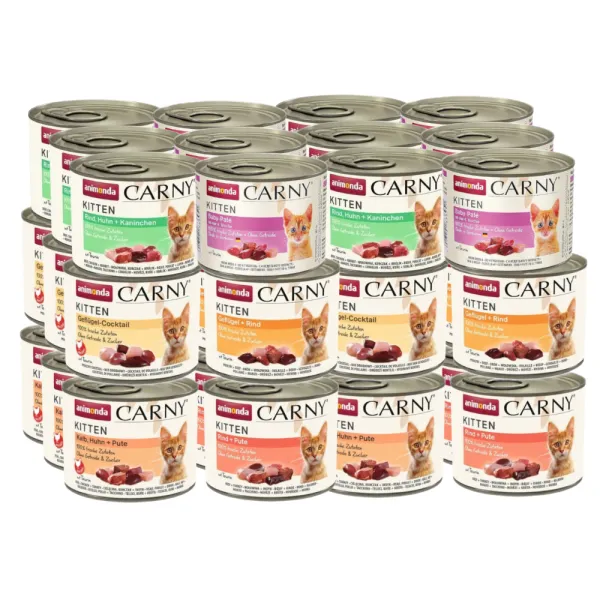 ANIMONDA Carny Kitten MIX Smaków karma dla kociąt 36x200g