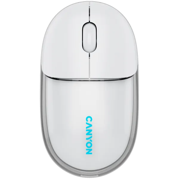 CANYON mouse OnClick 24 BT/ Wireless Transparent/White