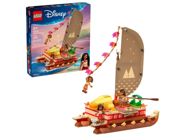 Klocki LEGO Disney 43270 - Kajakowa przygoda Vaiany