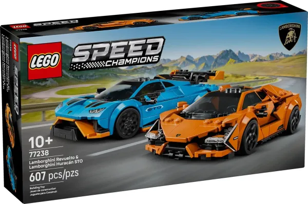 LEGO Speed Champions 77238 - Lamborghini Revuelto i Huracán STO