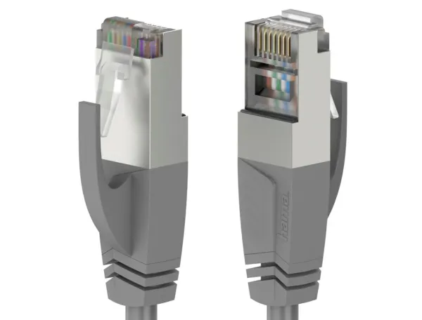 Kabel sieciowy Hama CAT6a S/FTP 10 Gbit/s 0,5 m szybki kabel do Internetu