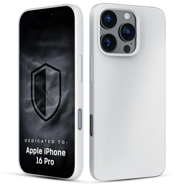 Apple iPhone 16 Pro - 3mk Hardy Mellow MagCase White
