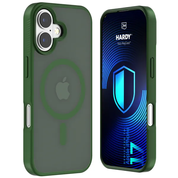 Apple iPhone 17 - 3mk Hardy Hazy MagCase Green