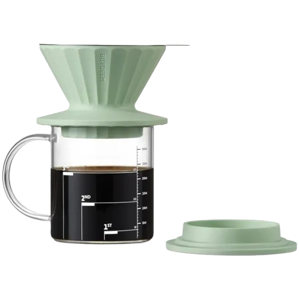BUYDEEM, Przelewowy zestaw do parzenia, CD1024, Cozy Greenish