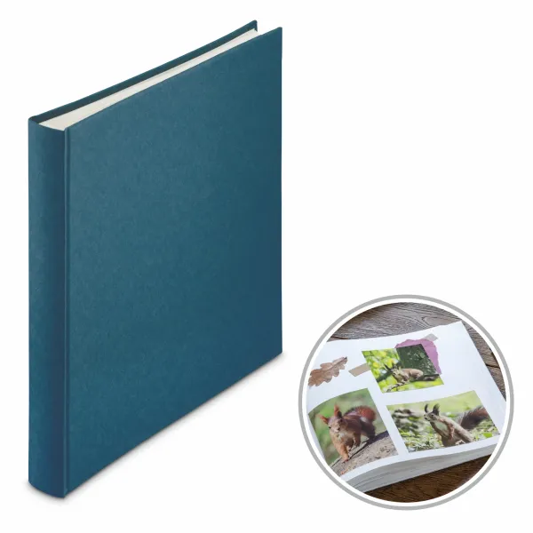 Album Na Zdjęcia 10x15cm Do Wklejania Hama JUMBO Nature 30x30/80 Niebieski