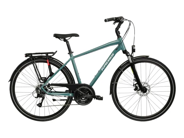Rower trekkingowy męski KROSS Trans 3.0 rozmiar L Zielony