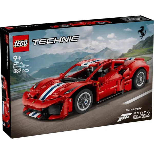 LEGO 42235 Samochód Ferrari 488 PISTA V29