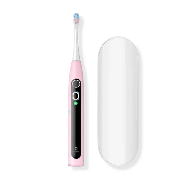 Szczoteczka soniczna OCLEAN X Kids Set Różowa 72000 r/min. Etui podróżne