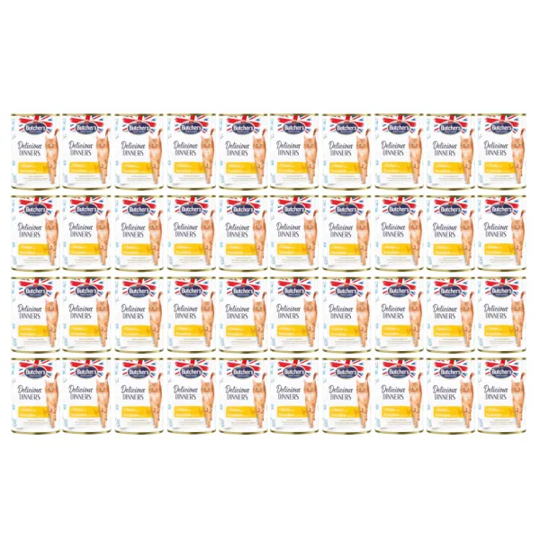 Mokra karma dla kota Butcher's Delicious Dinners kurczak w galarecie 40x400g