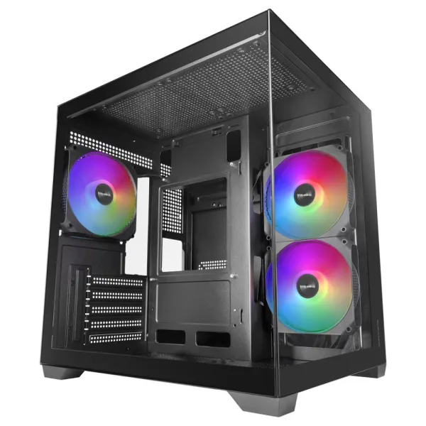TACENS MARS MC-VIEW3 3xARGB USB-C mATX- obudowa