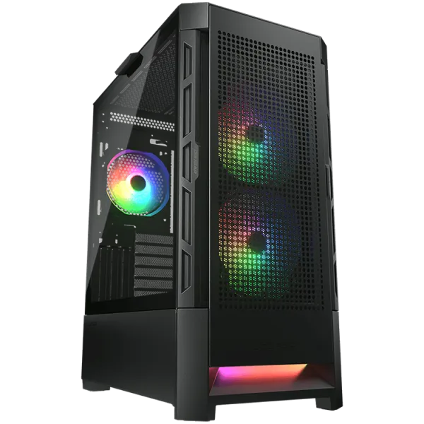 COUGAR Obudowa Duoface RGB, Midi Tower, Czarna