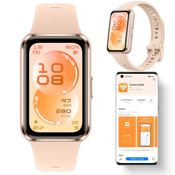 Inteligentna opaska sportowa HUAWEI Band 11 beżowy Smartwatch AMOLED