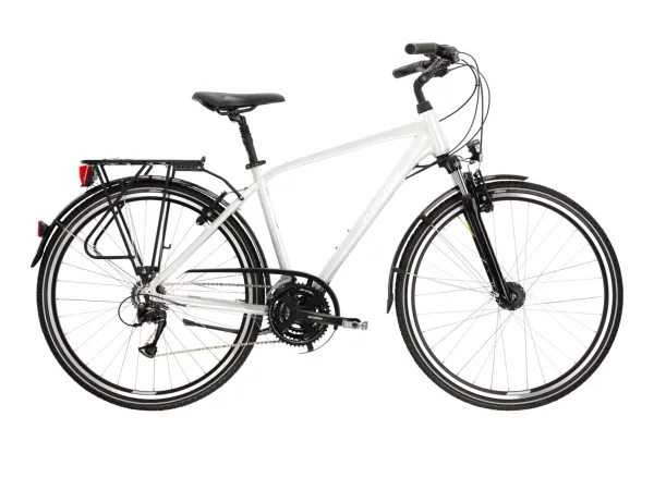 Rower trekkingowy KROSS Trans 4.0 rozmiar L Biały Perłowy