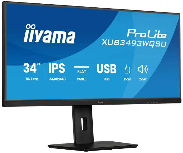 MONITOR IIYAMA LED 34 XUB3493WQSU-B6 120Hz