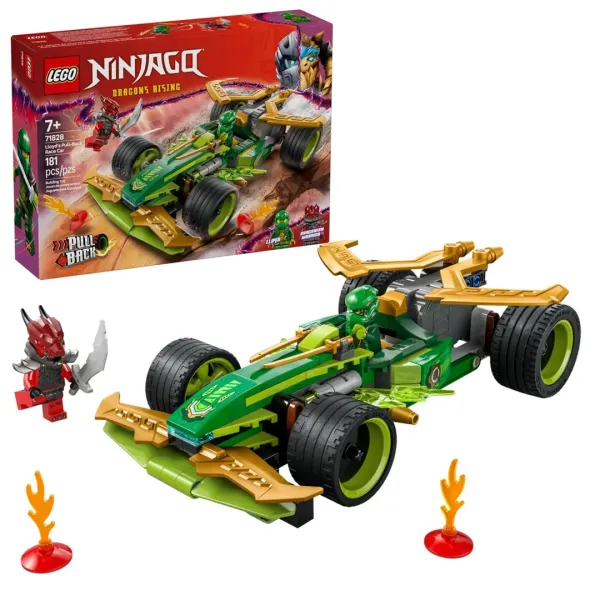 LEGO Ninjago 71828 - Samochód wyścigowy Lloyda z napędem typu pull-back