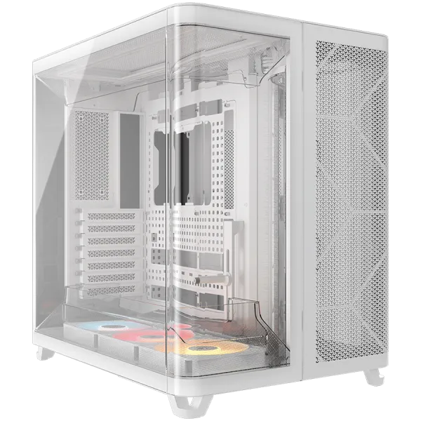 CORSAIR AIR 5400 RS-R ARGB Tempered Glass Mid-Tower, White