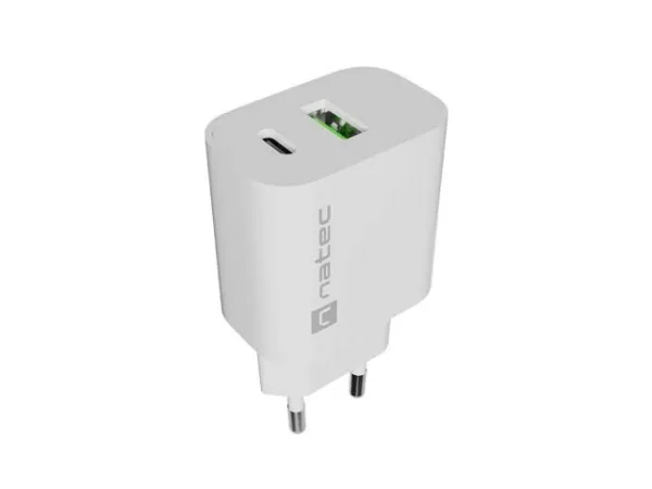 NATEC ŁADOWARKA SIECIOWA RIBERA 1X USB-A   1X USB-