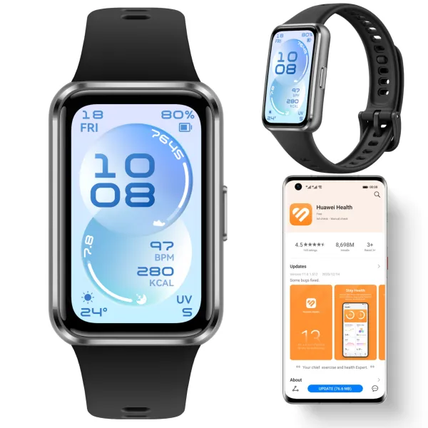 Inteligentna opaska sportowa HUAWEI Band 11 czarny Smartwatch AMOLED