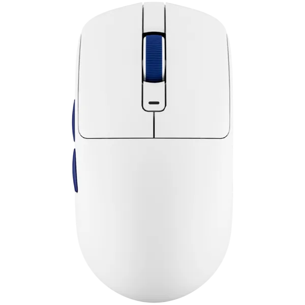 ROYAL KLUDGE M30 White Blue Gaming Mouse PAW 33111K