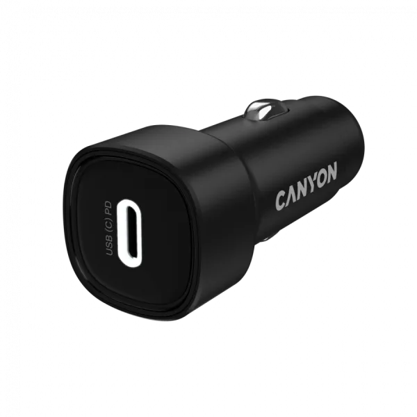CANYON Ładowarka samochodowa OnDrive 30 PD 30W USB-C czarna