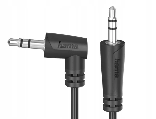 Hama KABEL JACK 3,5mm - JACK 3,5mm kątowy 1,5m