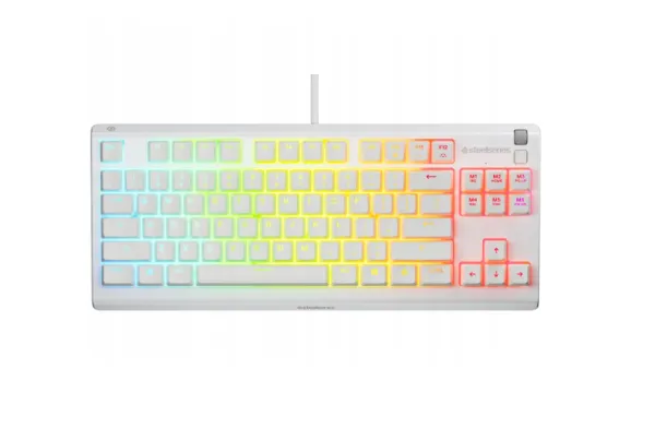 Klawiatura przewodowa SteelSeries Apex 3 TKL White RGB