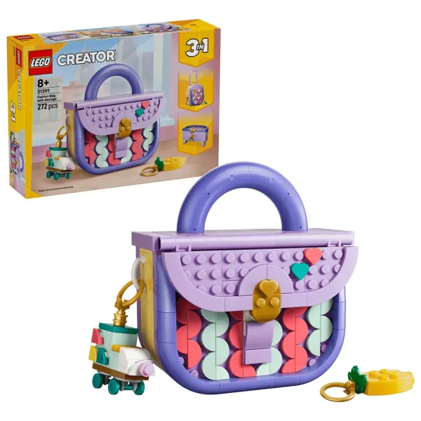 LEGO Creator 3w1 31391 - Modna torebka ze schowkiem