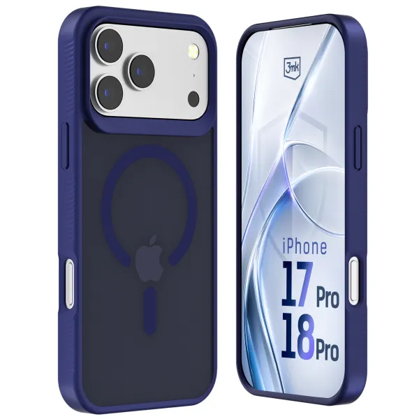 Apple iPhone 17 Pro/ 18 Pro - 3mk Hardy Hazy MagCase Blue