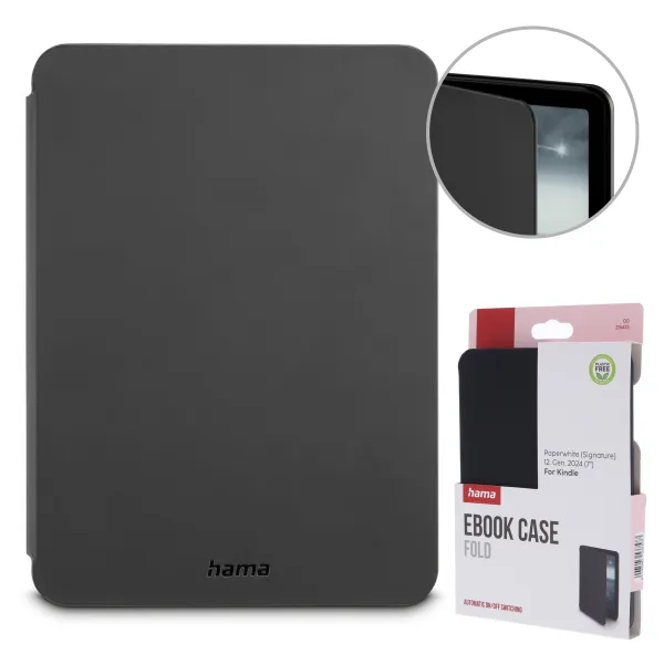 HAMA ETUI POKROWIEC FOLD DO KINDLE PAPERWHITE SIGNATURE 12 gen 2024 CZARNE